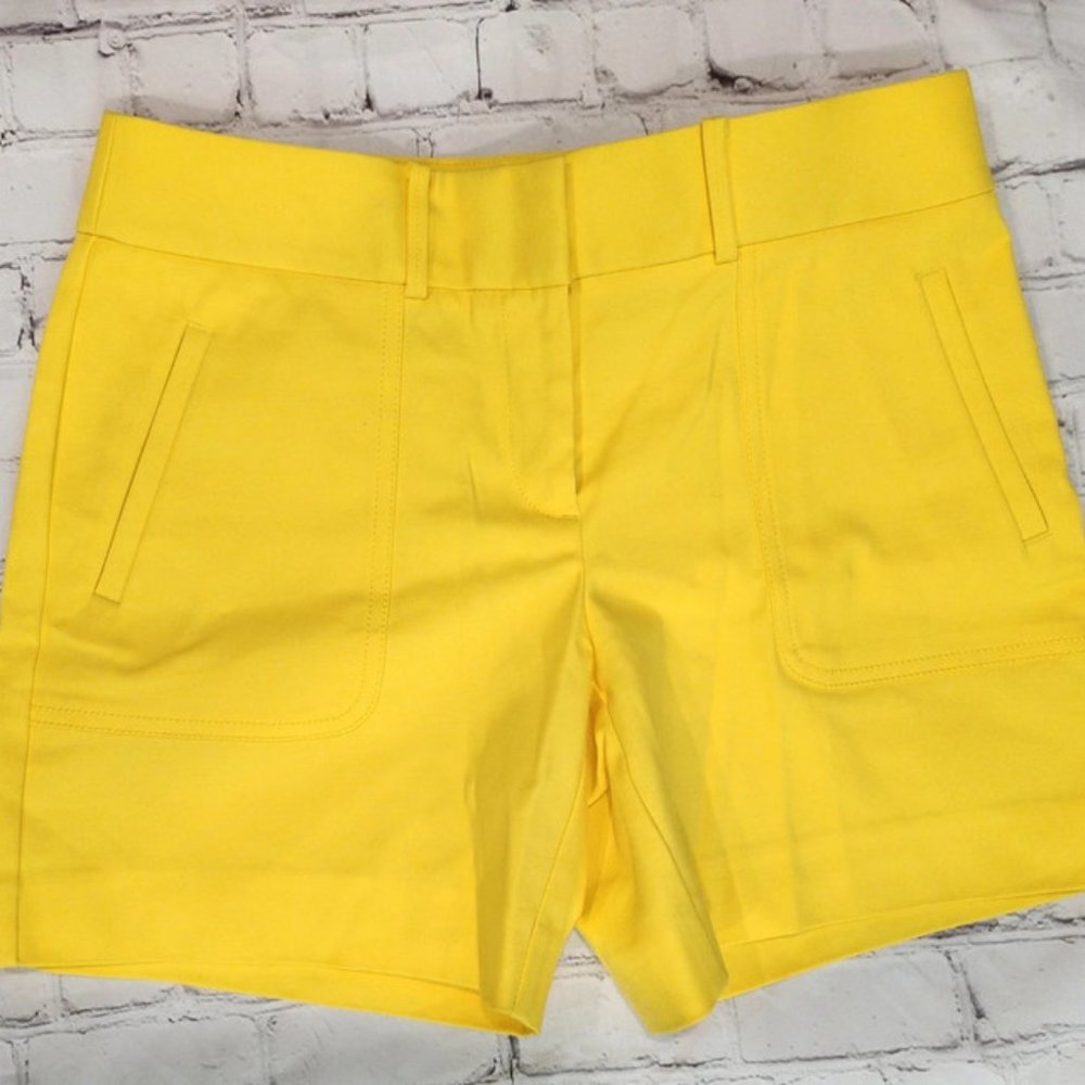 Ann Taylor LOFT Size 2 Yellow Riviera Mid Rise Shorts NWT